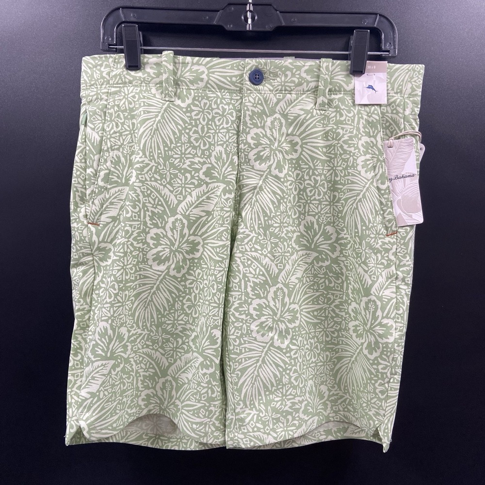 Tommy Bahama On Par Putting Greens Golf‎ Shorts Tropical Print Men's 30x9 NWT